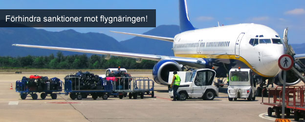 Förhindra sanktioner mot flygnäringen
